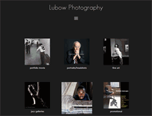 Tablet Screenshot of lubowphotography.com